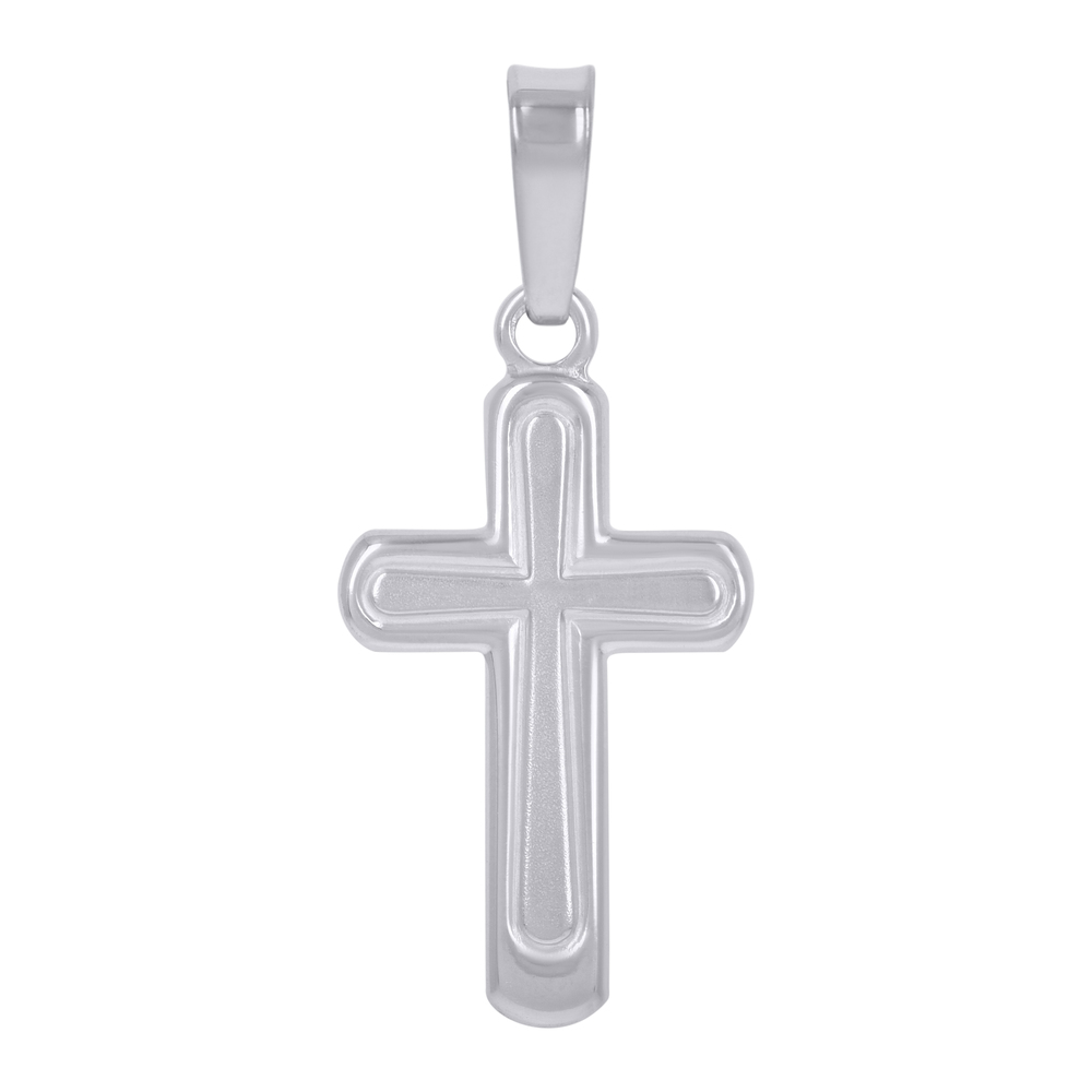 925 Sterling Silver Unisex Cross Religious Charm Pendant